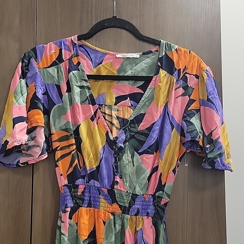 Anthropologie Abel The Label Floral Leonard Maxi Dress-Size Small - Picture 3 of 16